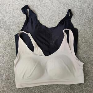 Women's Bra Set Size Medium Nude & Black Bench Bralette